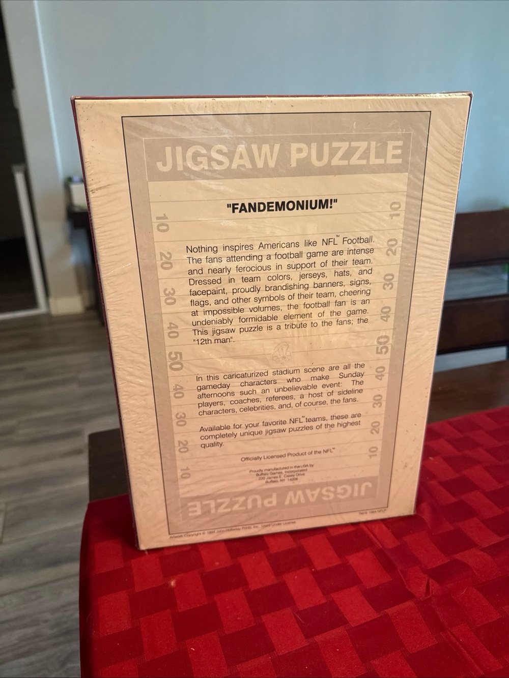 Red Jigsaw Puzzle - Team Gear Arizona cardinals - Picture 4 of 4